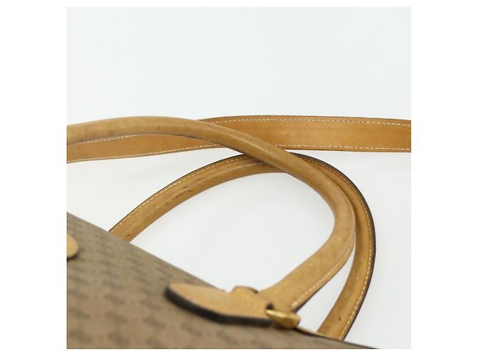 Gucci Borsa a mano Micro GG Supreme PVC 2 vie Beige Oro 002 58 0033 Auth 175355 D'oro - vista 8