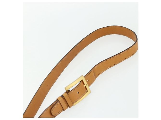 Céline Borsa a Spalla in Tela Macadam CELINE in Pelle PVC Marrone Oro Auth 175798 D'oro - vista 8