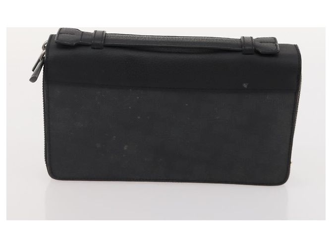 Alfred Dunhill Set di 3 borse in pelle Dunhill Boston nere Auth 174949 Nero - vista 17