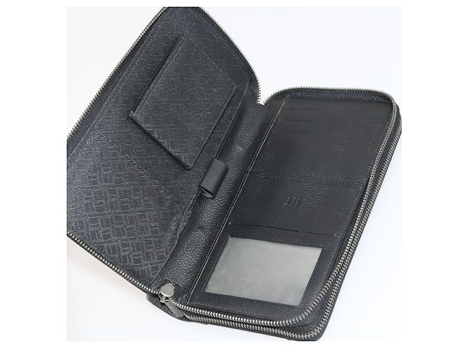 Alfred Dunhill Set di 3 borse in pelle Dunhill Boston nere Auth 174949 Nero - vista 22