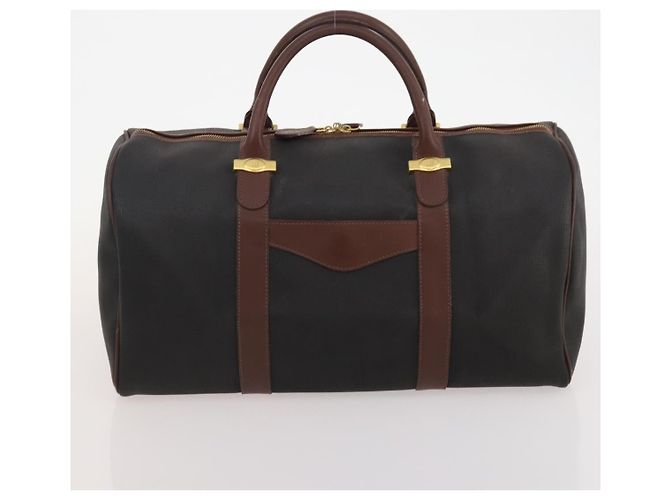 Alfred Dunhill Set di 3 borse in pelle Dunhill Boston nere Auth 174949 Nero - vista 9