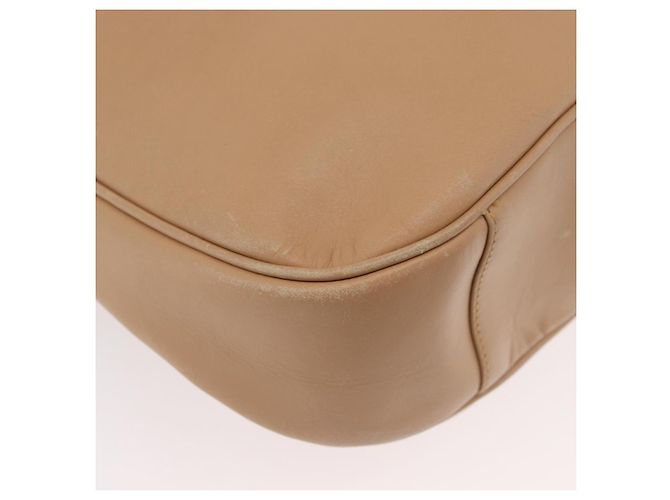 Borsa a Spalla in Pelle Gucci Bamboo 2way Beige Argento 001 1577 2123 Auth 175350 - vista 12