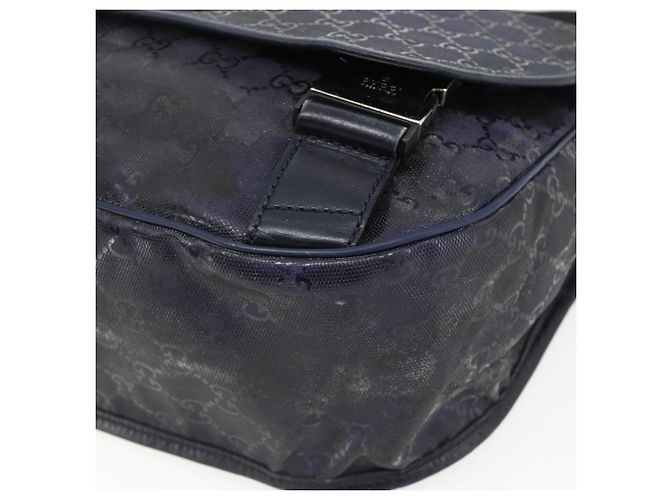 Borsa a Spalla GUCCI GG Implementation PVC Viola Argento 201732 Auth BA12180 Porpora - vista 10