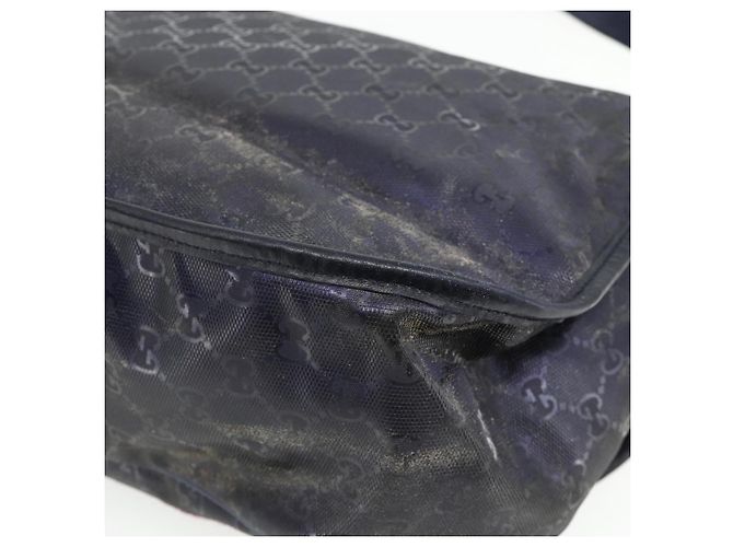 Borsa a Spalla GUCCI GG Implementation PVC Viola Argento 201732 Auth BA12180 Porpora - vista 12