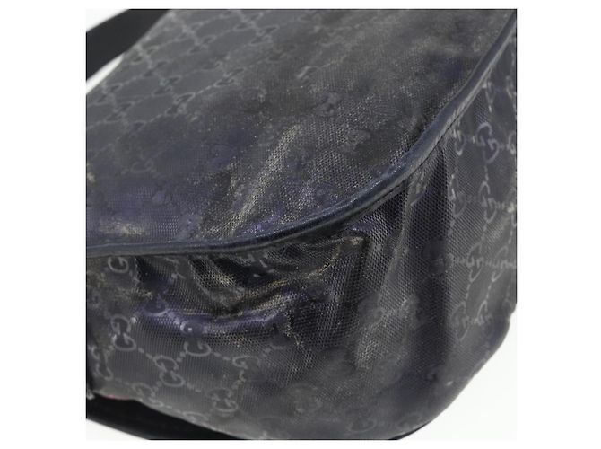 Borsa a Spalla GUCCI GG Implementation PVC Viola Argento 201732 Auth BA12180 Porpora - vista 13