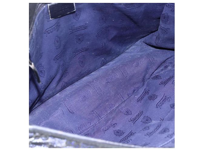 Borsa a Spalla GUCCI GG Implementation PVC Viola Argento 201732 Auth BA12180 Porpora - vista 16