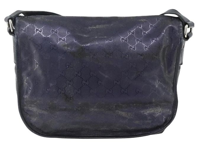 Borsa a Spalla GUCCI GG Implementation PVC Viola Argento 201732 Auth BA12180 Porpora - vista 3