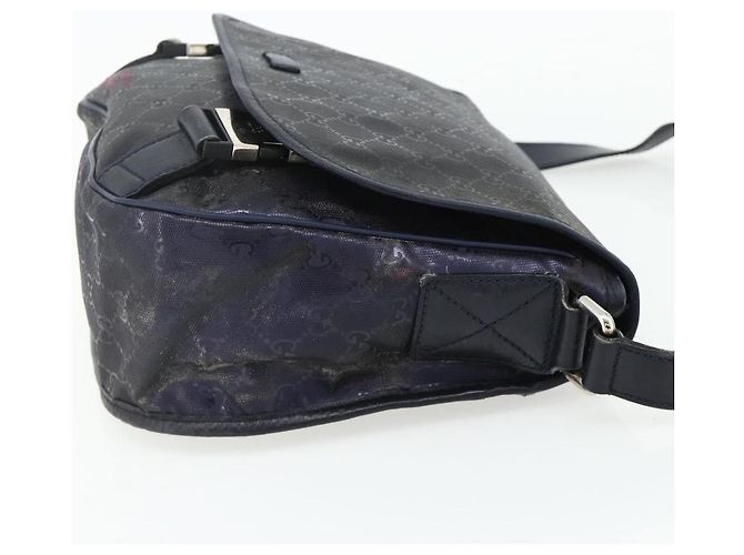 Borsa a Spalla GUCCI GG Implementation PVC Viola Argento 201732 Auth BA12180 Porpora - vista 5