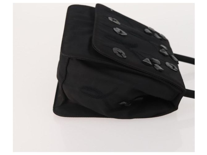 Prada Borsa a Mano Pouch in Nylon 2 Set Rosa Nero Auth 174958 - vista 4