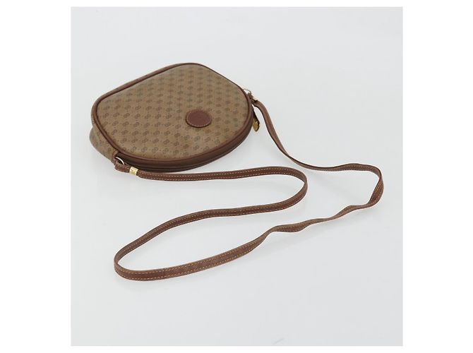 Gucci Borsa a spalla Micro GG Supreme in PVC Beige Oro Auth 175369 D'oro - vista 7