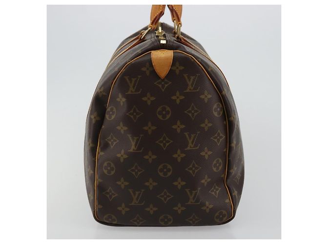 LOUIS VUITTON Borsa Boston Monogram Keepall 45 M41428 LV Auth ka3995 Monogramma - vista 5