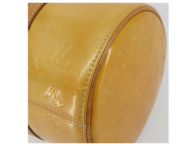 LOUIS VUITTON Borsa a Mano Monogram Vernis Bedford Beige M91006 LV Auth YKZ1306 - vista 10