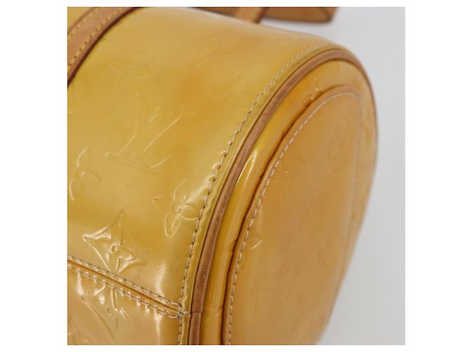 LOUIS VUITTON Borsa a Mano Monogram Vernis Bedford Beige M91006 LV Auth YKZ1306 - vista 12