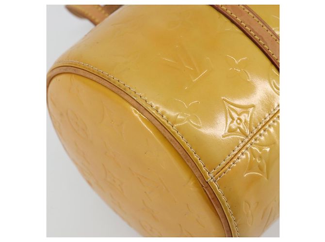 LOUIS VUITTON Borsa a Mano Monogram Vernis Bedford Beige M91006 LV Auth YKZ1306 - vista 13