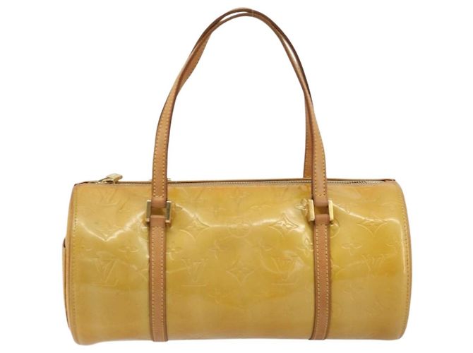 LOUIS VUITTON Borsa a Mano Monogram Vernis Bedford Beige M91006 LV Auth YKZ1306 - vista 2