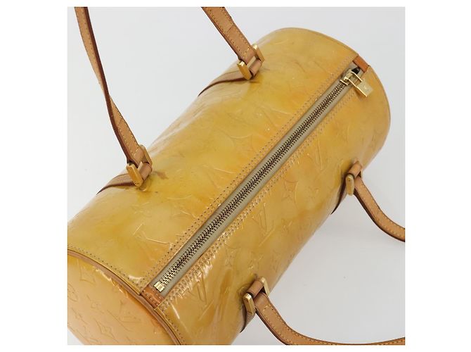 LOUIS VUITTON Borsa a Mano Monogram Vernis Bedford Beige M91006 LV Auth YKZ1306 - vista 6