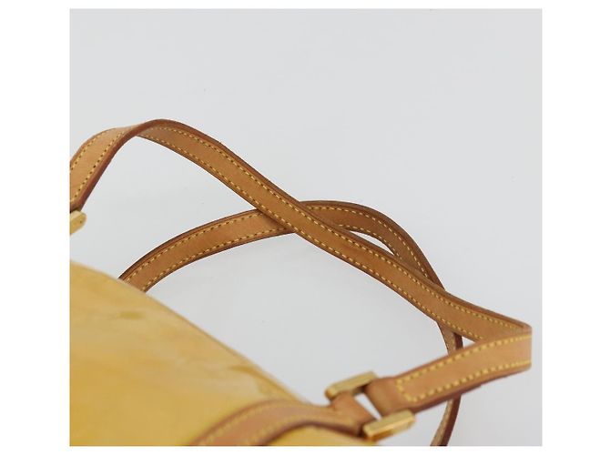 LOUIS VUITTON Borsa a Mano Monogram Vernis Bedford Beige M91006 LV Auth YKZ1306 - vista 8