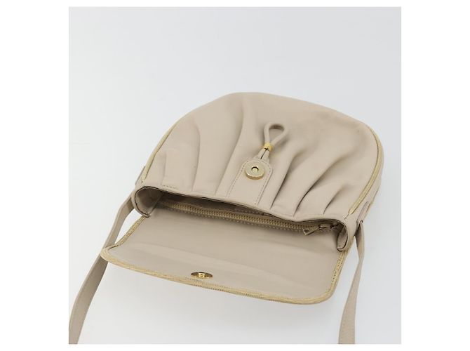 Céline Borsa a Spalla CELINE in Pelle Beige Oro Auth 175145A D'oro - vista 16