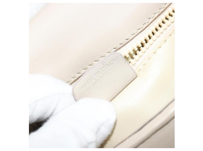 Céline Borsa a Spalla CELINE in Pelle Beige Oro Auth 175145A D'oro - vista 23