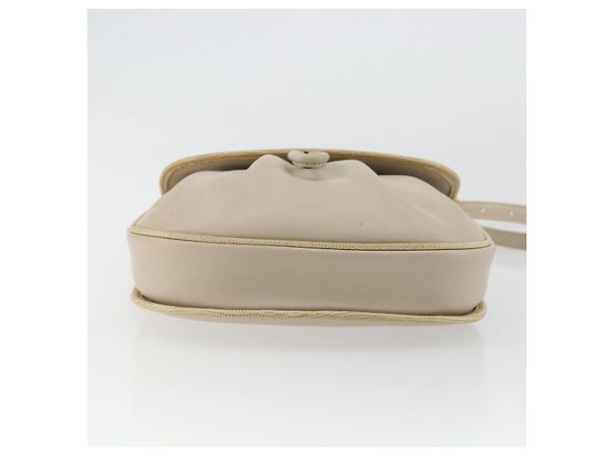 Céline Borsa a Spalla CELINE in Pelle Beige Oro Auth 175145A D'oro - vista 9