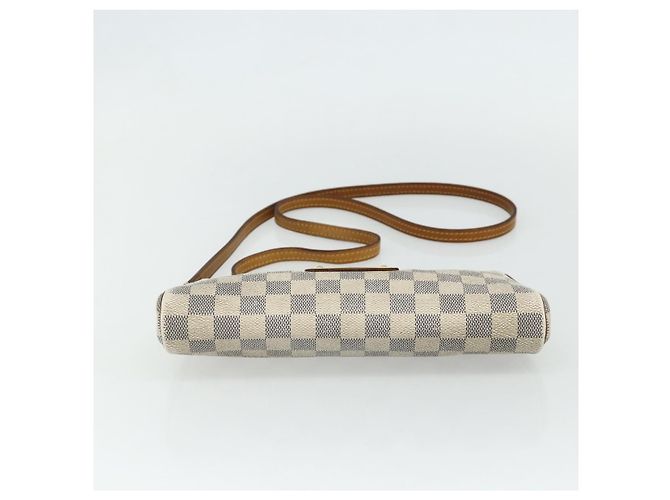 LOUIS VUITTON Borsa a Spalla Damier Azur Eva 2way N55214 LV Auth 176535 - vista 11