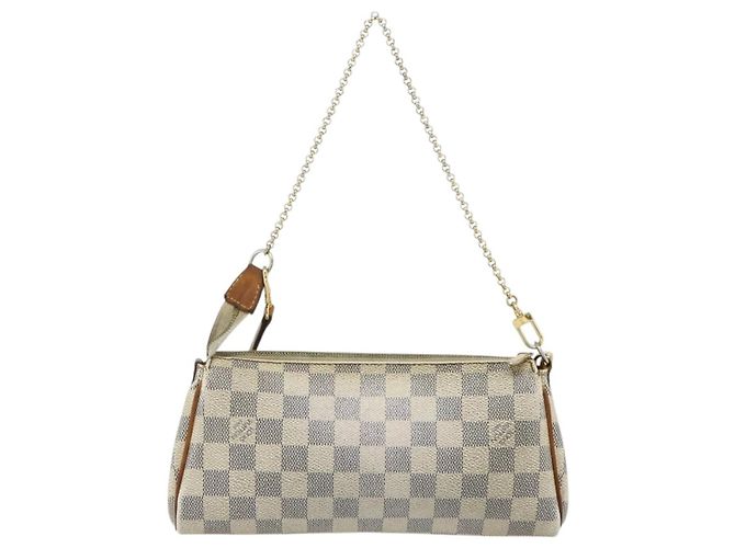 LOUIS VUITTON Borsa a Spalla Damier Azur Eva 2way N55214 LV Auth 176535 - vista 3