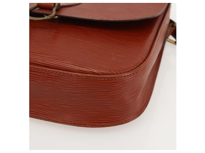 LOUIS VUITTON Borsa a Spalla Epi Saint Cloud GM Marrone M52193 LV Auth 175646 - vista 10
