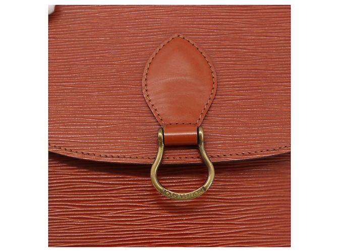 LOUIS VUITTON Borsa a Spalla Epi Saint Cloud GM Marrone M52193 LV Auth 175646 - vista 14
