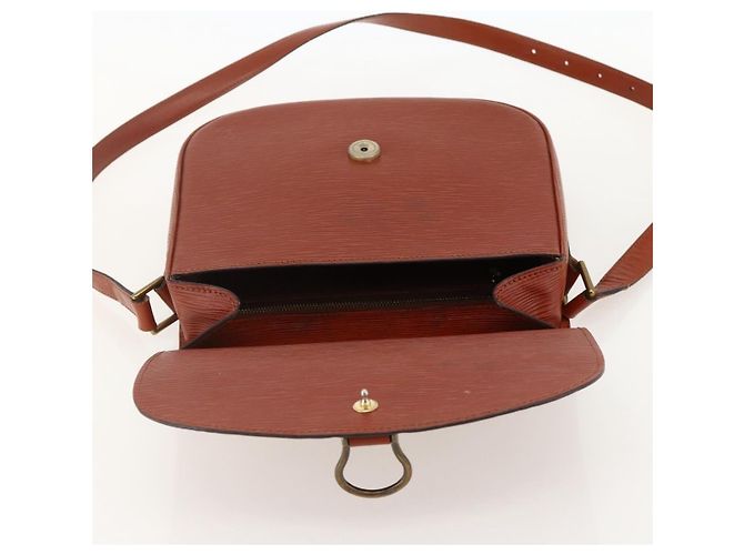 LOUIS VUITTON Borsa a Spalla Epi Saint Cloud GM Marrone M52193 LV Auth 175646 - vista 15