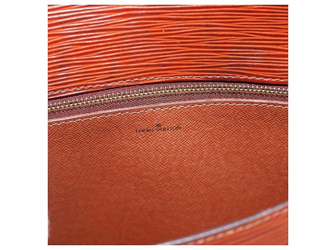LOUIS VUITTON Borsa a Spalla Epi Saint Cloud GM Marrone M52193 LV Auth 175646 - vista 18