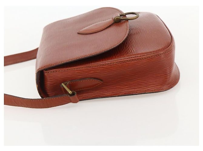 LOUIS VUITTON Borsa a Spalla Epi Saint Cloud GM Marrone M52193 LV Auth 175646 - vista 4