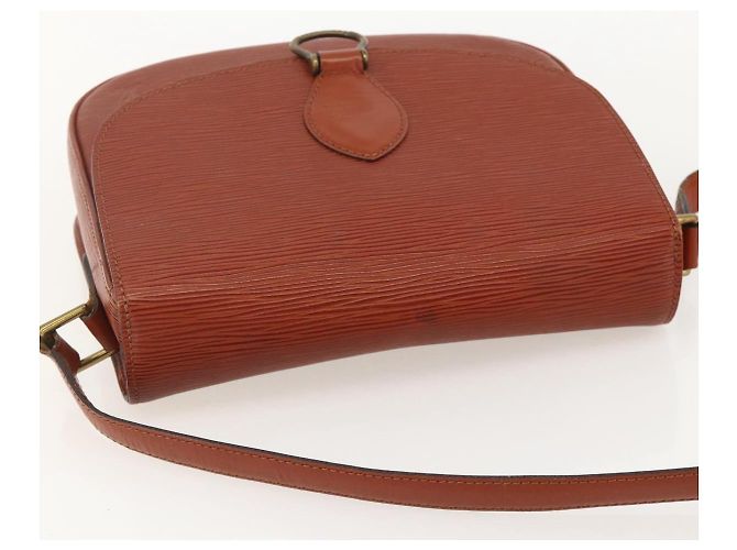 LOUIS VUITTON Borsa a Spalla Epi Saint Cloud GM Marrone M52193 LV Auth 175646 - vista 6