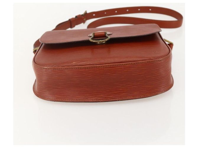 LOUIS VUITTON Borsa a Spalla Epi Saint Cloud GM Marrone M52193 LV Auth 175646 - vista 9