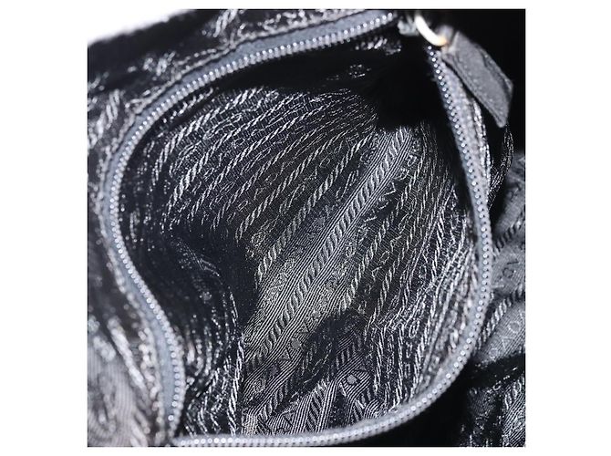 Borsa a Spalla PRADA Nylon Rosa Argento Auth 176628 - vista 24