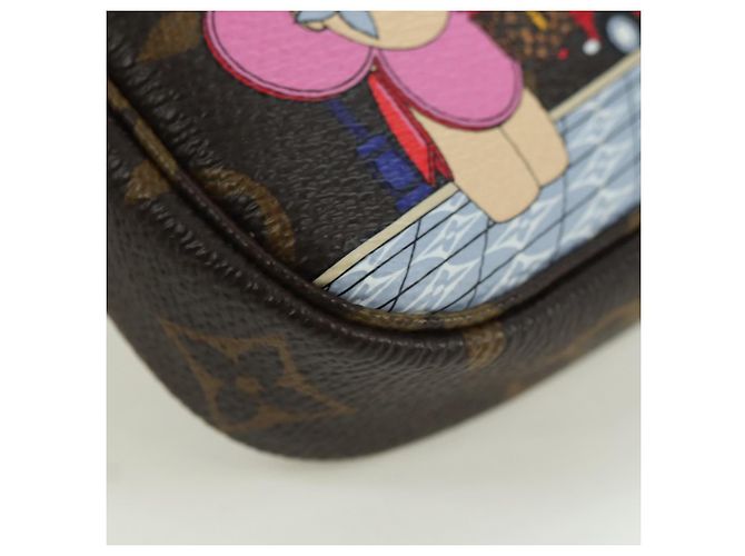 LOUIS VUITTON Vivienne Mini Pochette Accessori Pouch M80863 LV Auth YKZ1367SAM Monogramma - vista 15