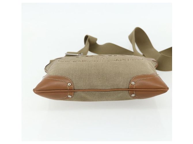 PRADA Schultertasche aus Canvas Beige Silber Authentisch ka3997 - Ansicht 9