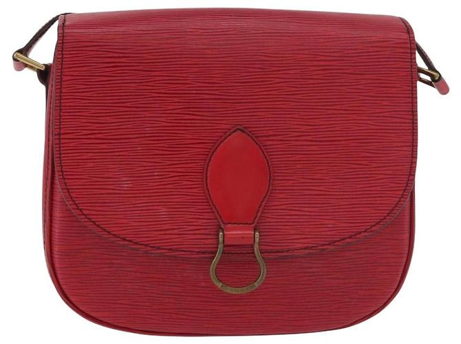 LOUIS VUITTON Borsa a Spalla Epi Saint Cloud GM Rossa M52197 LV Auth YKZ1214 Rosso - vista 2