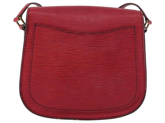 LOUIS VUITTON Borsa a Spalla Epi Saint Cloud GM Rossa M52197 LV Auth YKZ1214 Rosso - vista 3