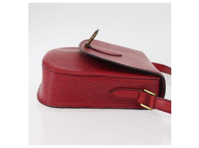LOUIS VUITTON Borsa a Spalla Epi Saint Cloud GM Rossa M52197 LV Auth YKZ1214 Rosso - vista 4