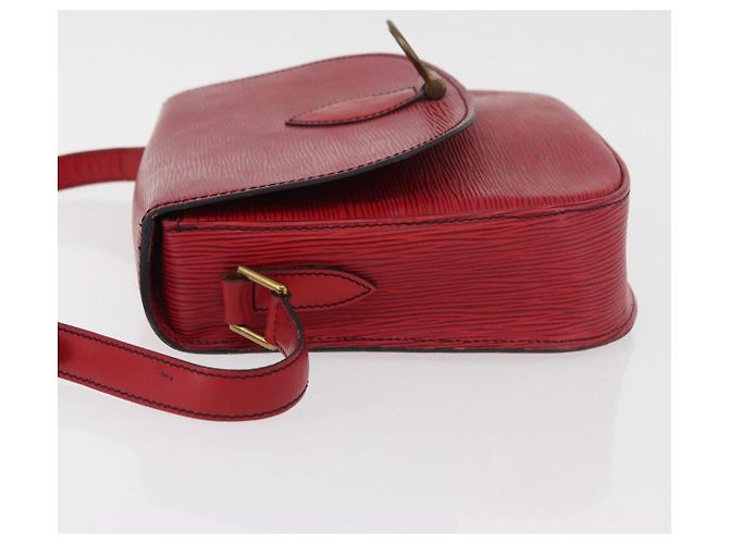 LOUIS VUITTON Borsa a Spalla Epi Saint Cloud GM Rossa M52197 LV Auth YKZ1214 Rosso - vista 5
