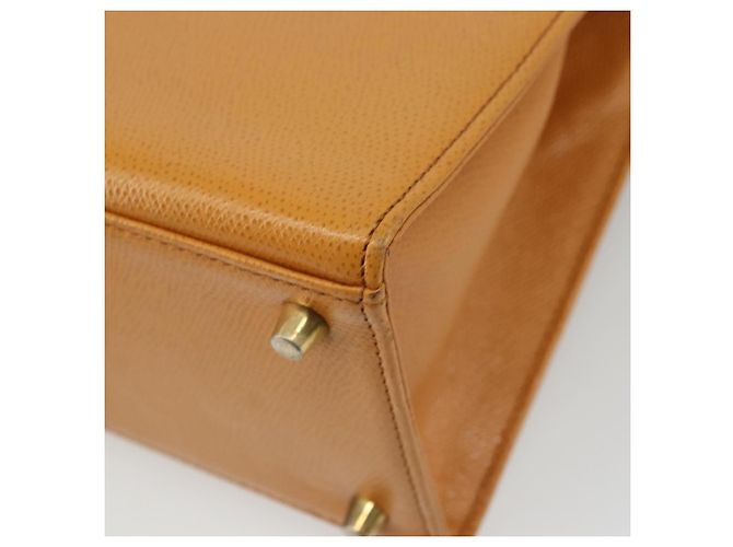 Borsa a Spalla Gianni Versace in Pelle 2 in 1 Marrone Oro Auth BA12090A D'oro - vista 14