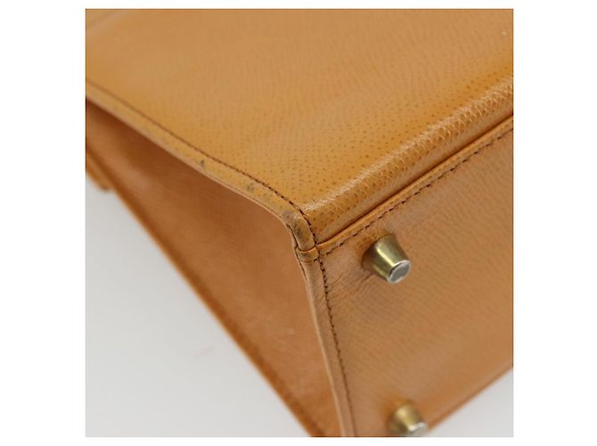 Borsa a Spalla Gianni Versace in Pelle 2 in 1 Marrone Oro Auth BA12090A D'oro - vista 15