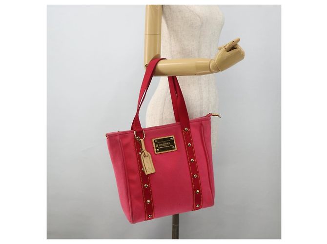LOUIS VUITTON Antigua Cabas MM Borsa Tote Rosa M40085 LV Auth ka3945 - vista 22