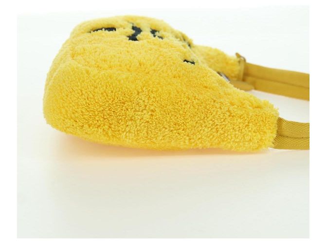 Pochette PRADA Pile Giallo Argento Auth YKZ1313M - vista 5