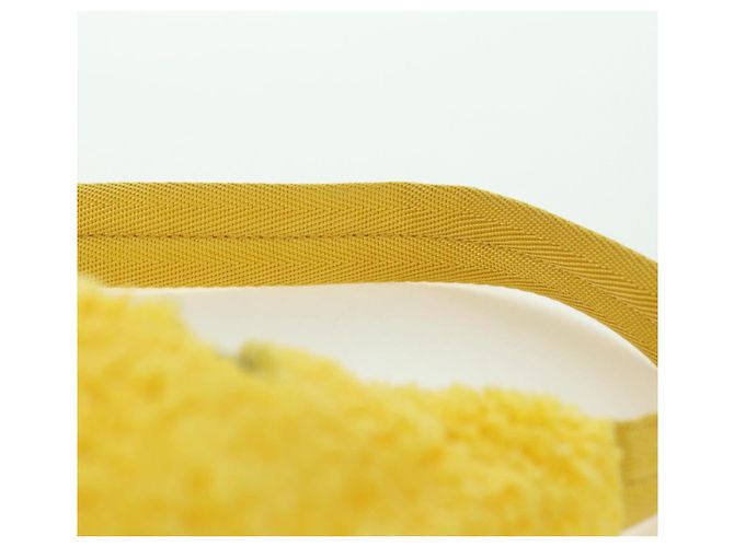 Pochette PRADA Pile Giallo Argento Auth YKZ1313M - vista 8