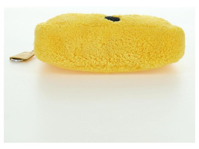 Pochette PRADA Pile Giallo Argento Auth YKZ1313M - vista 9
