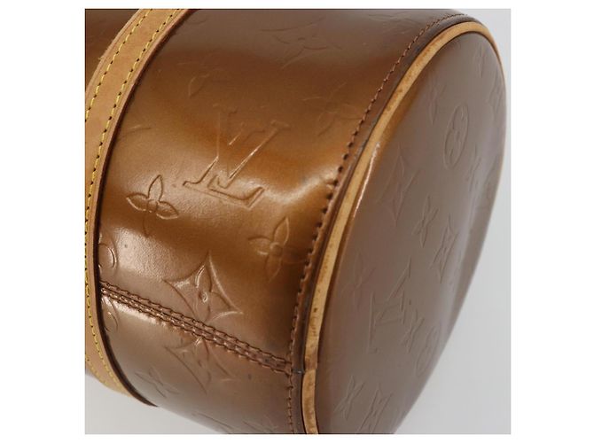 LOUIS VUITTON Borsa a Mano Monogram Vernis Bedford Bronzo M91131 LV Auth YKZ1304 - vista 10
