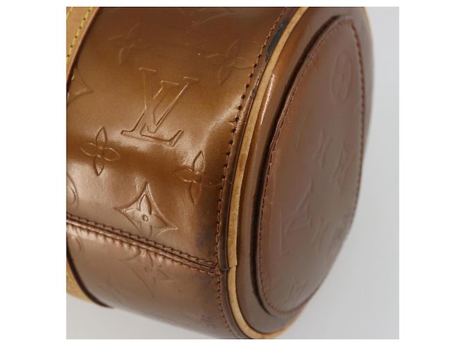 LOUIS VUITTON Borsa a Mano Monogram Vernis Bedford Bronzo M91131 LV Auth YKZ1304 - vista 12