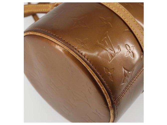 LOUIS VUITTON Borsa a Mano Monogram Vernis Bedford Bronzo M91131 LV Auth YKZ1304 - vista 13