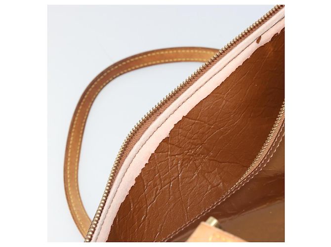 LOUIS VUITTON Borsa a Mano Monogram Vernis Bedford Bronzo M91131 LV Auth YKZ1304 - vista 15